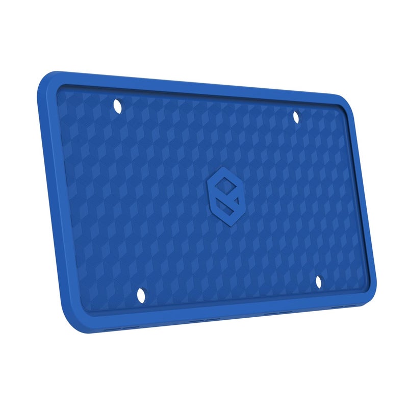 Rightcar Solutions Silicone License Plate Frame | The Original Premium Grade Silicone Car Plate Frame | Rust Proof, Rattle Proof, Weather Proof License Plate Holder (Blue) - Image 1
